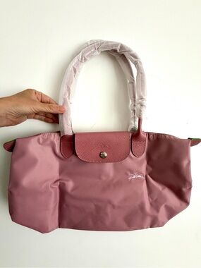 Longchamp Le Pliage Green Small Bag- Rose color